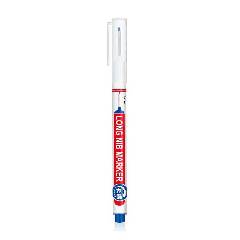 Long Nib Deep Hole Marker Pen – 20mm Waterproof Marking Tool