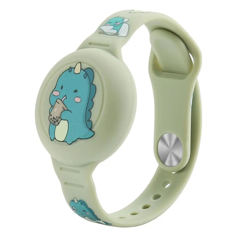 Kids Silicone AirTag Wristband – Waterproof Tracker Bracelet