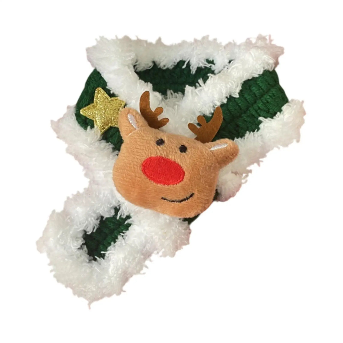Dog Christmas Knitted Scarf – Cute Pet Neck Warmer Bandana