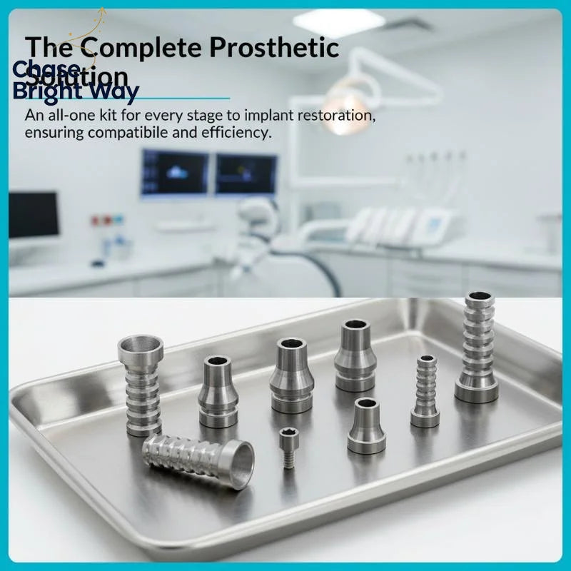 Titanium 4.8mm Temp Dental Abutment | Nobel Biocare Compatible