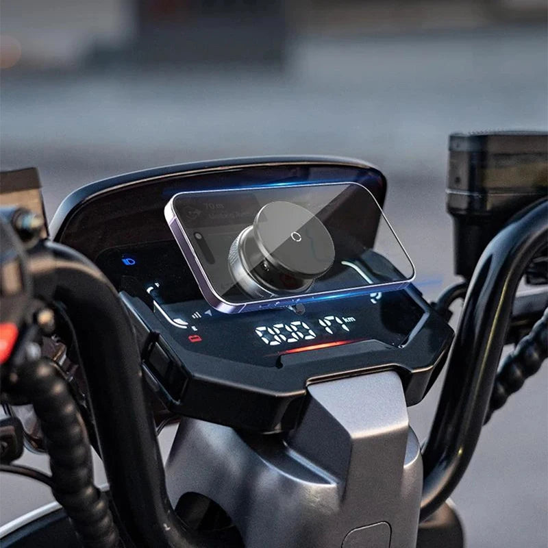 Magnetic Car Phone Mount – 360° Foldable Vacuum Suction Holder