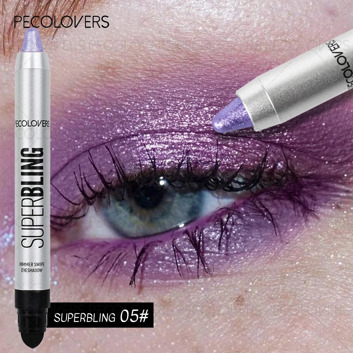 SAMMY Green Glitter Eyeshadow Pen – Waterproof Shimmer Makeup