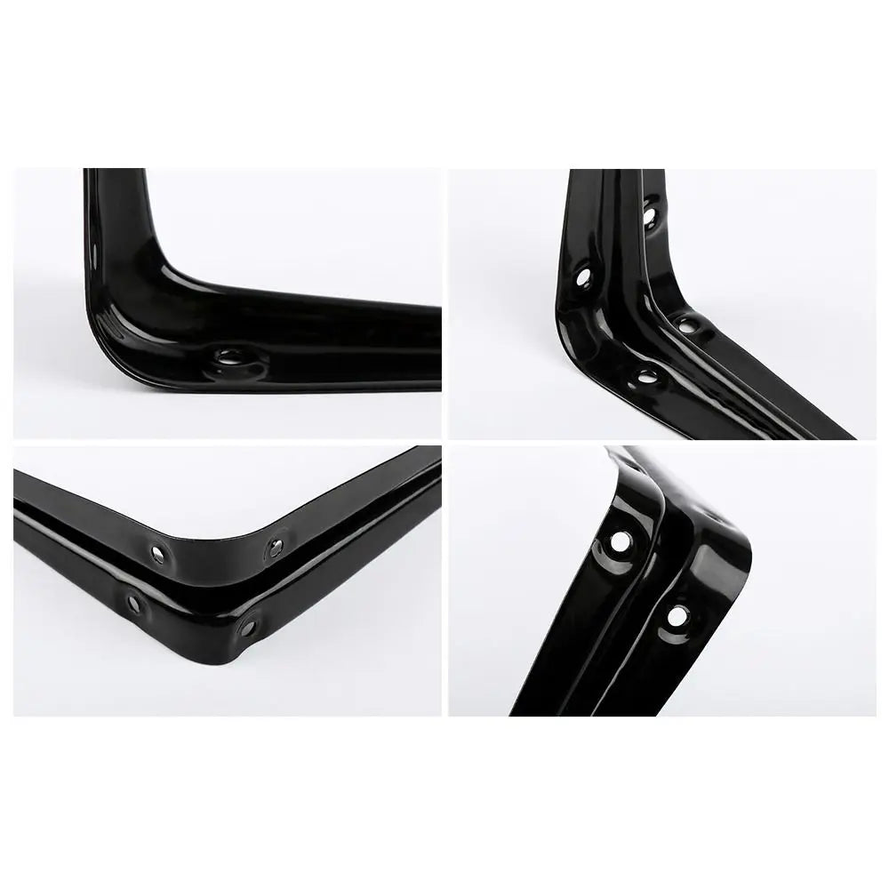 Metal L-Shaped Triangular Wall Shelf Bracket 4–14" | Corner Brace