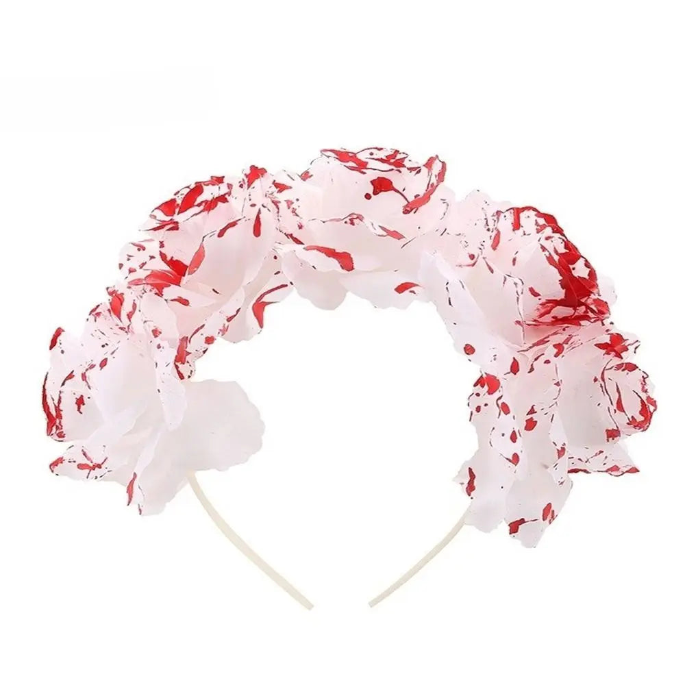 Spider Skull Halloween Flower Crown Headband – Women