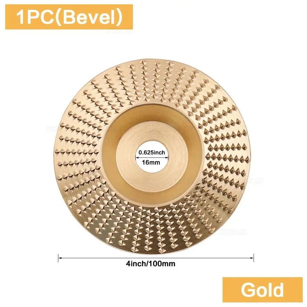 Wood Carving Grinding Wheel – Arc, Flat & Bevel Shaping Disc