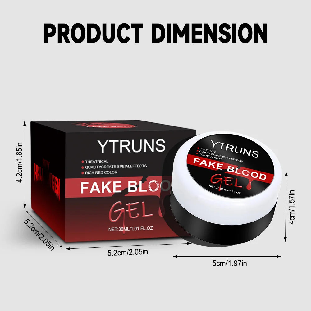 YTRUNS Fake Blood Paste – Coagulated Gel SFX Halloween Makeup