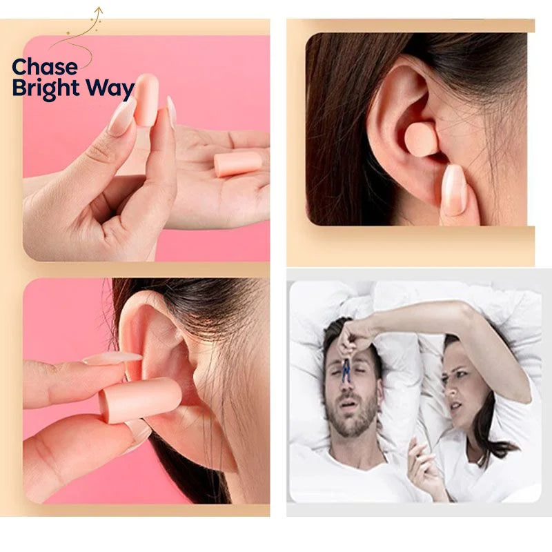 Soft Foam Earplugs Noise Reduction – 24/60/120 Pack Multicolor