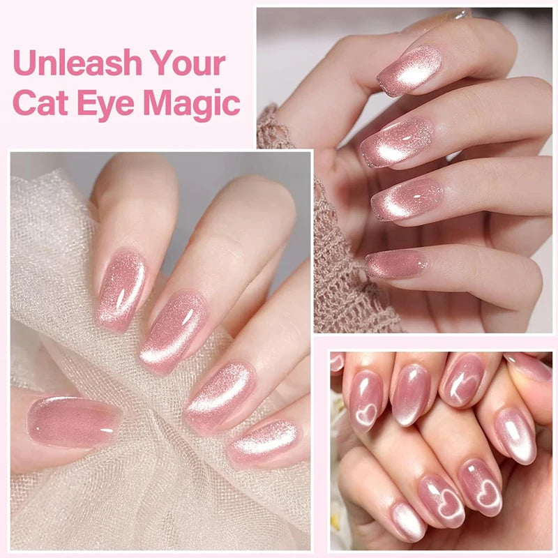 U-Shaped Cat Eye Nail Magnet Guide Tool – DIY Gel Polish
