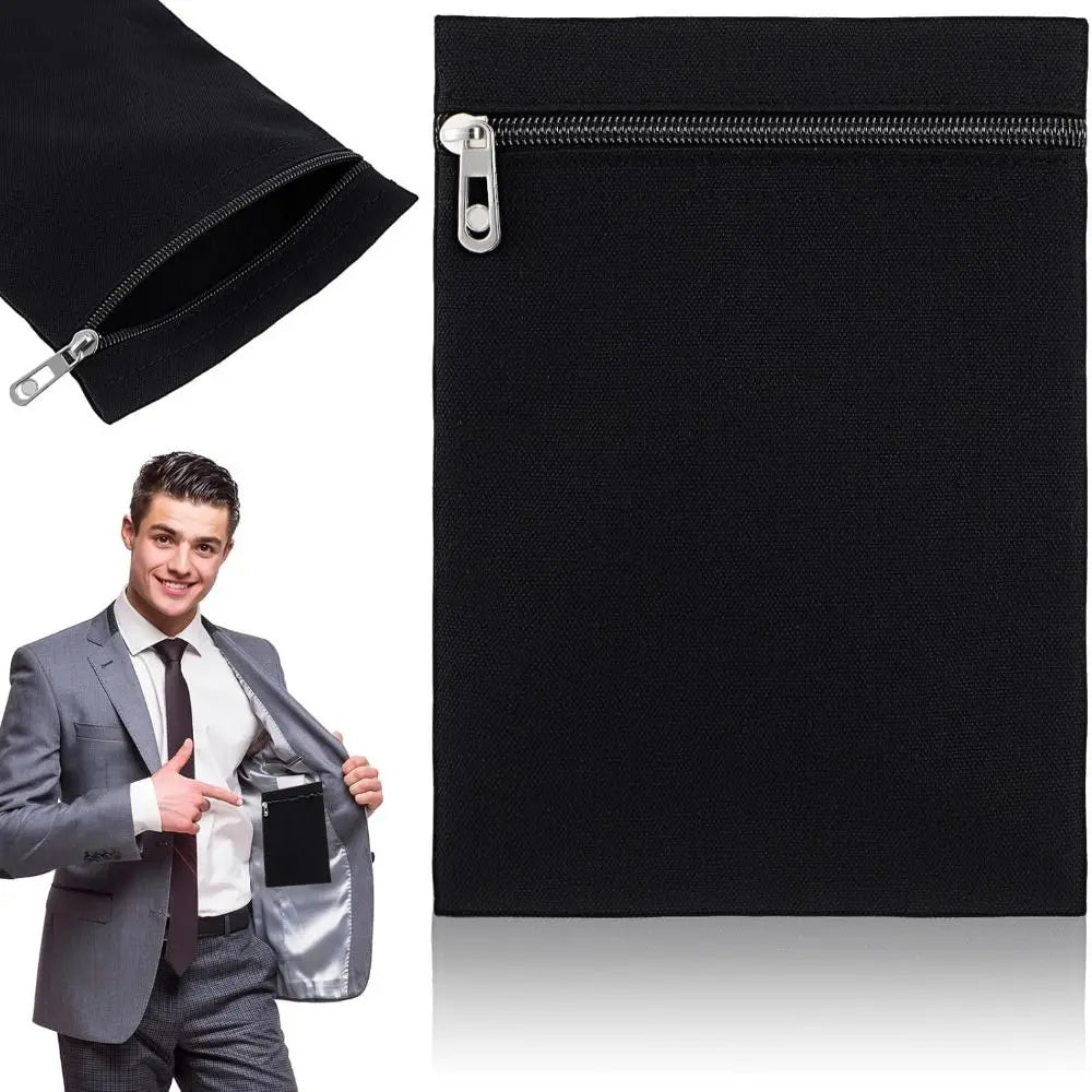 Zipper Sew-In Hidden Pocket – Polyester Travel Wallet Pouch