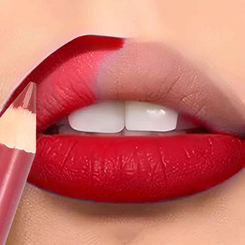 Waterproof Matte Lip Liner Pencil | 28 Shades, Long-Lasting