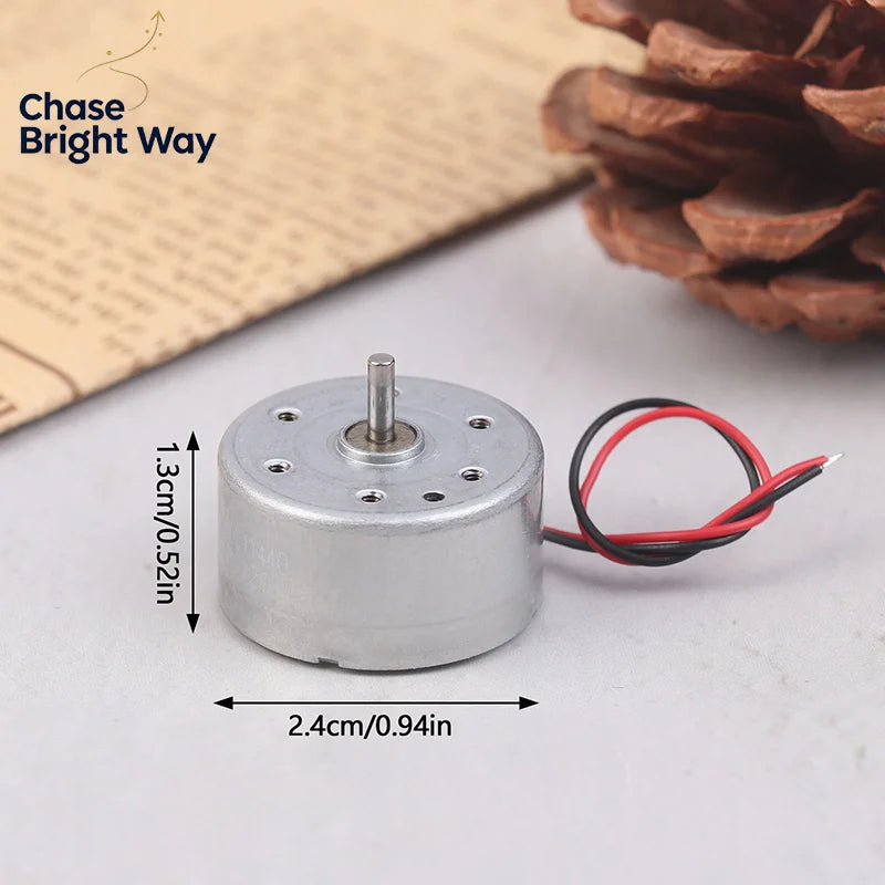 RF-300 Mini DC Spindle Motor 1.5V–6V 7250RPM | DIY Solar Toy