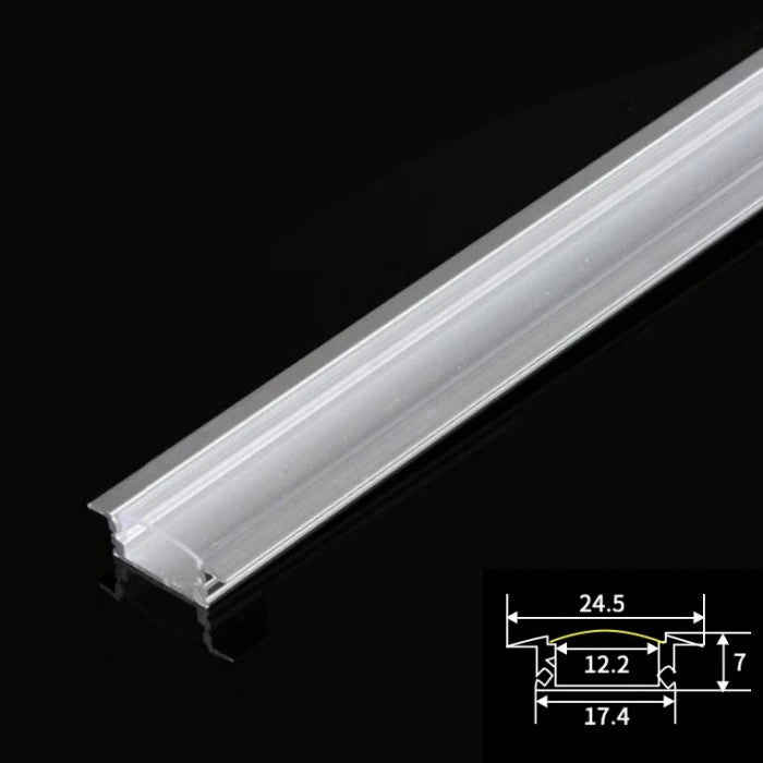 Recessed LED Aluminum Channel Profile V/U/YW Shape – 0.5m & 1m