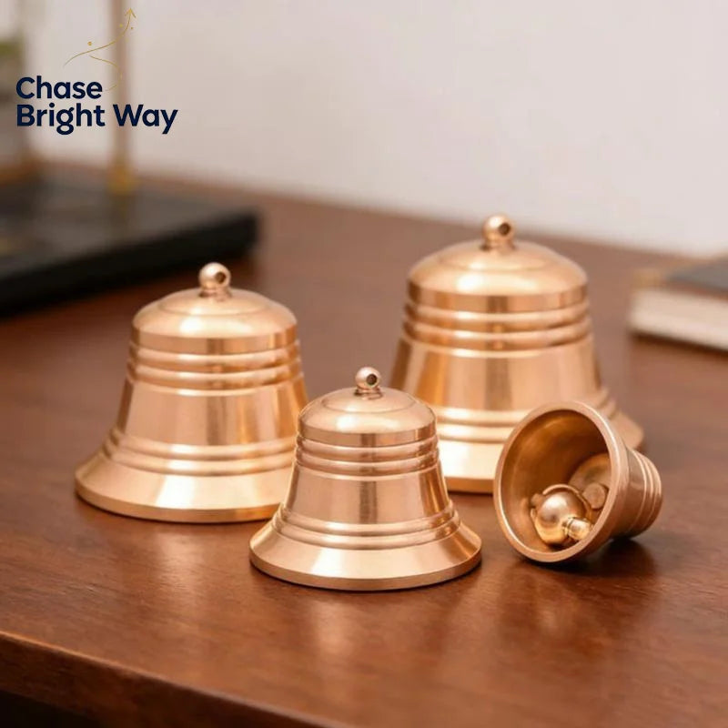 Vintage Chinese Knot Brass Bell Pendant – Car & Home Décor