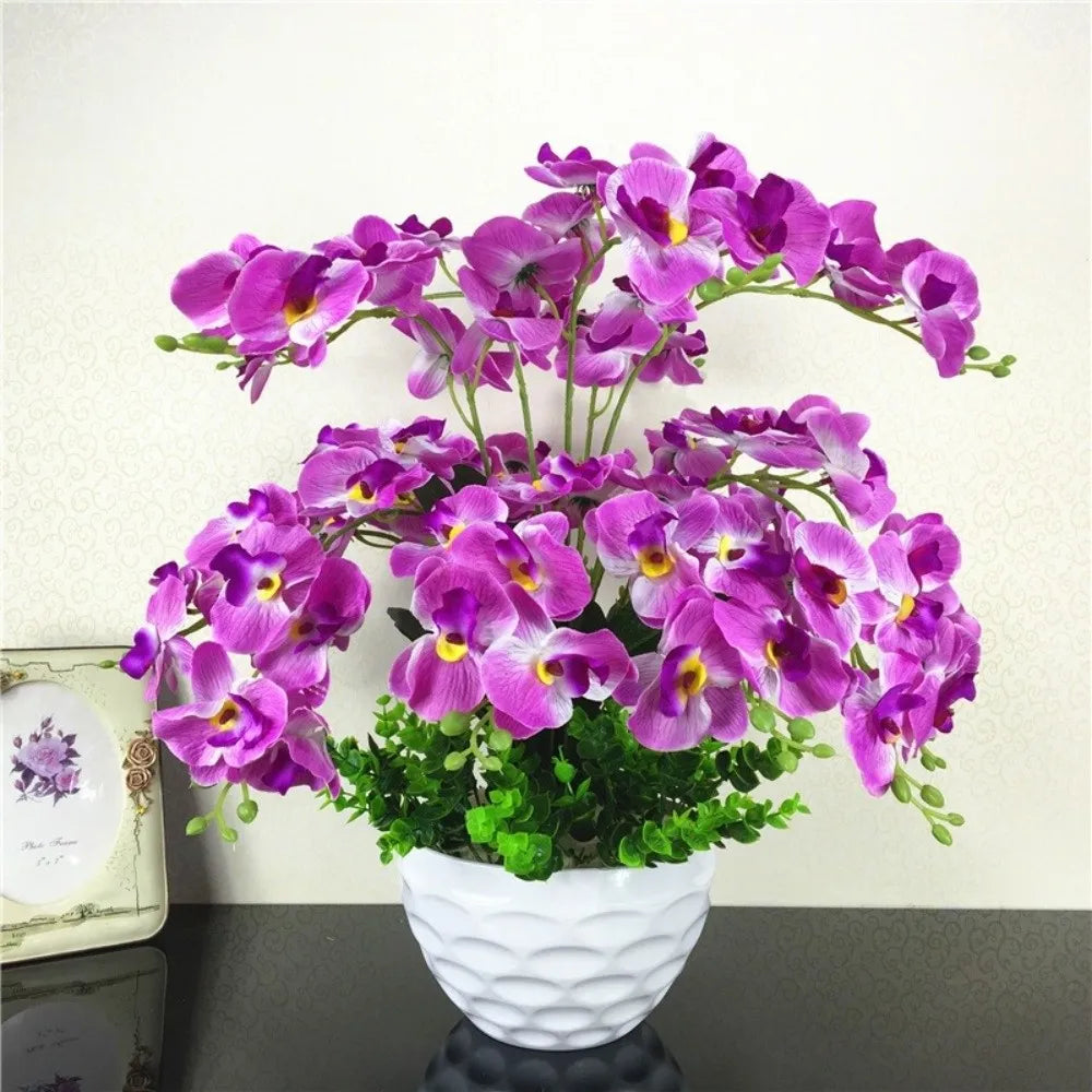 Real Touch Phalaenopsis Artificial Orchid – 7 Forks 56 Heads
