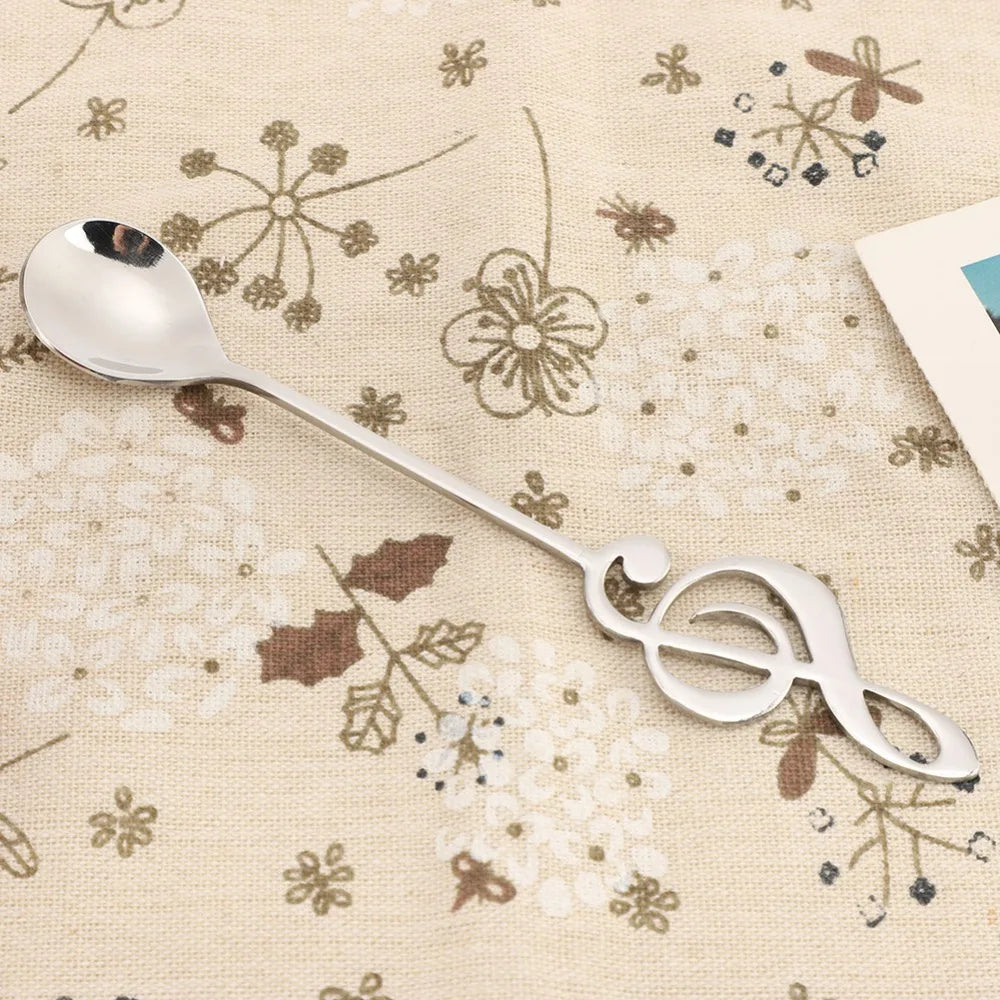 Musical Note Coffee Spoons Set of 5 | Stainless Steel