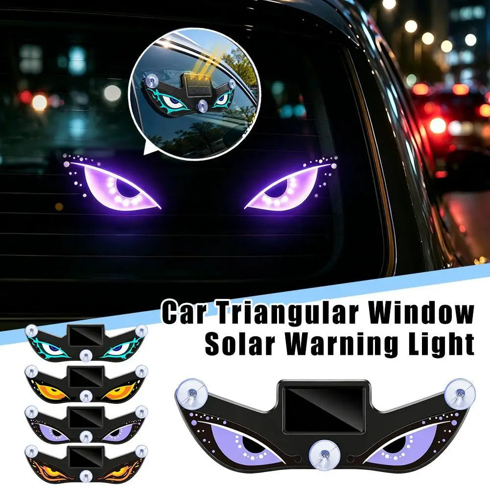 Solar Demon Eye LED Car Ambient Light – Breathing Neon Decor