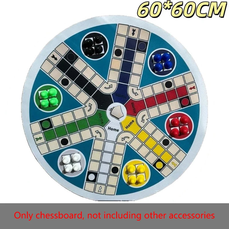 Portable Flying Chess Game for 2–6 Players | Family Board Game