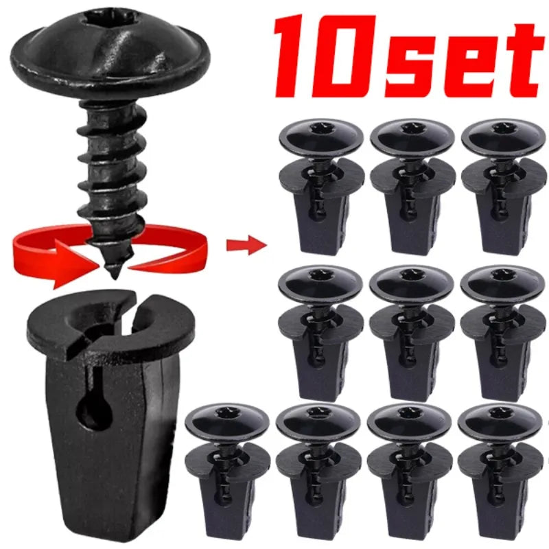VW Golf Passat Polo Fender Splash Guard Retainer Clips 10-Pack