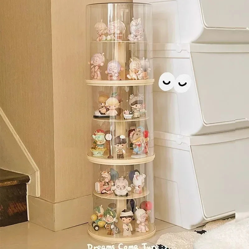 Rotating Multi-Layer Display Rack for Figures & Collectibles