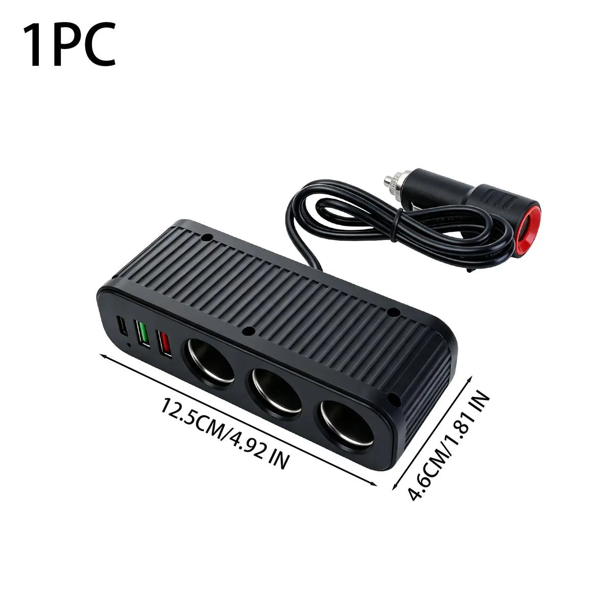 Car Cigarette Lighter Splitter PD30W QC3.0 USB Fast Charger