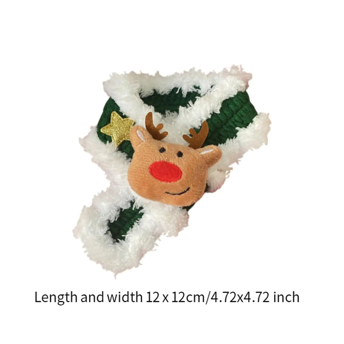 Dog Christmas Knitted Scarf – Cute Pet Neck Warmer Bandana