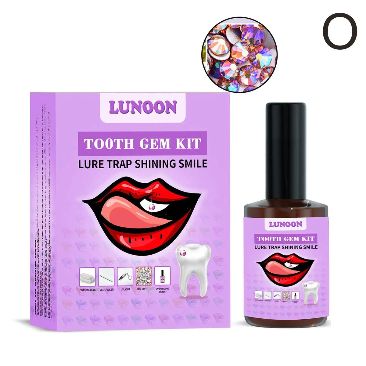 DIY Tooth Gem Kit – Crystal Tooth Jewelry with UV LED Light