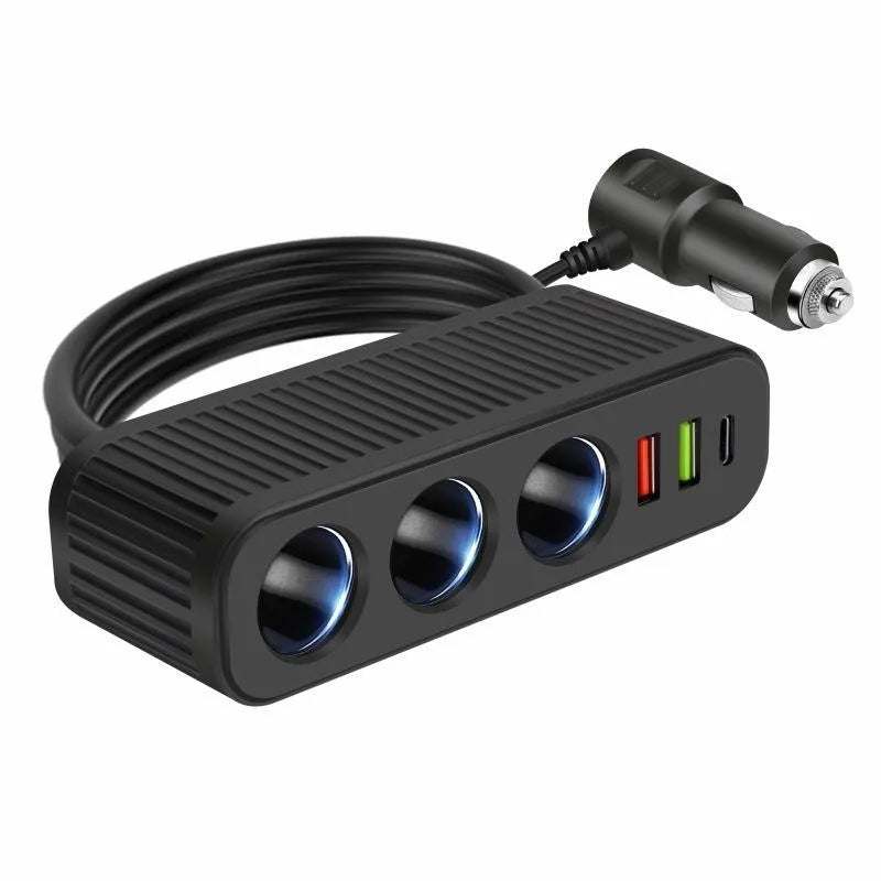 Car Cigarette Lighter Splitter PD30W QC3.0 USB Fast Charger