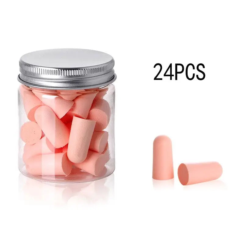 Soft Foam Earplugs Noise Reduction – 24/60/120 Pack Multicolor
