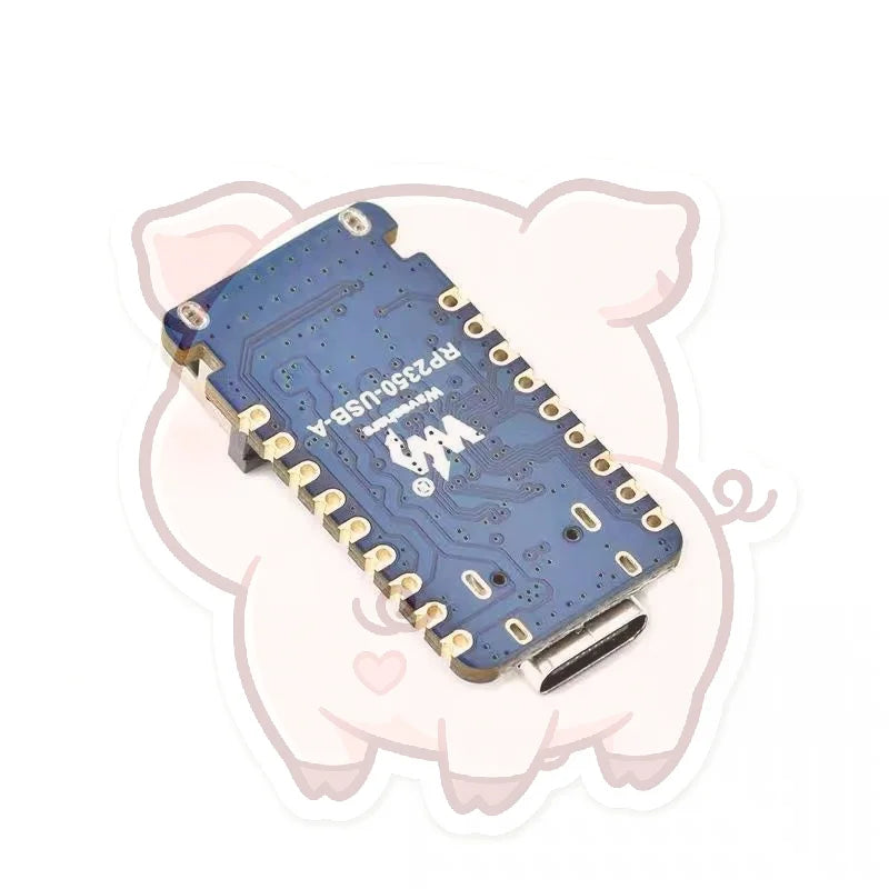 RP2350A Dev Board – Type-C & USB-A Dual Port Microcontroller