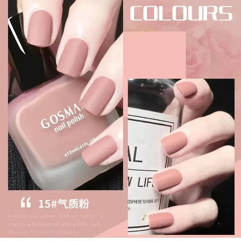 Handaiyan 12ml Frosted Matte Nail Gel Polish – Quick Dry