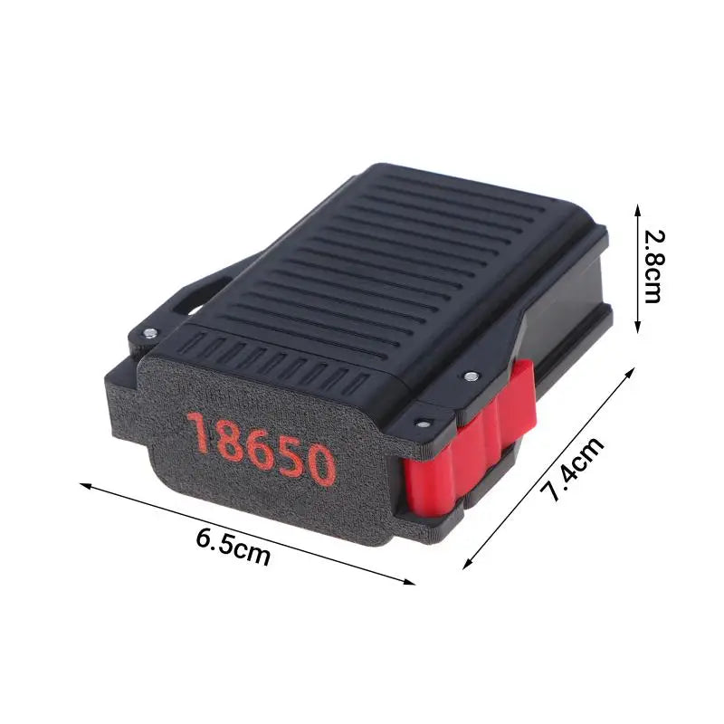 Shockproof Waterproof 18650 Battery Storage Case | 2-Slot