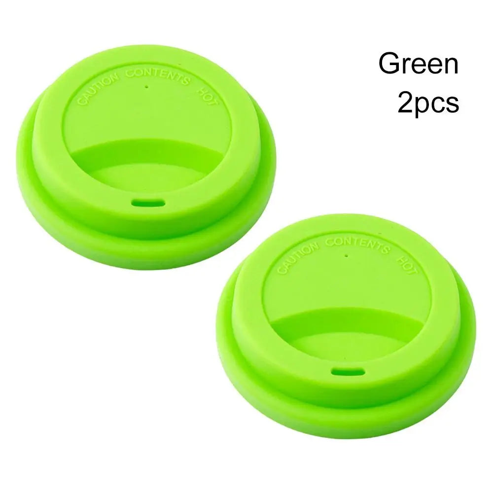 Silicone Cup Lids 2-Pack – 9.5cm Universal Mug Covers
