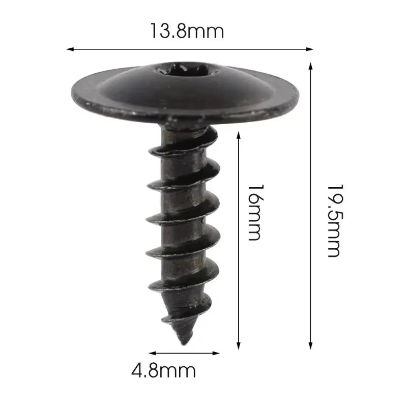 VW Audi Undertray Wheel Arch Torx Screw Fastener Clips N90974701