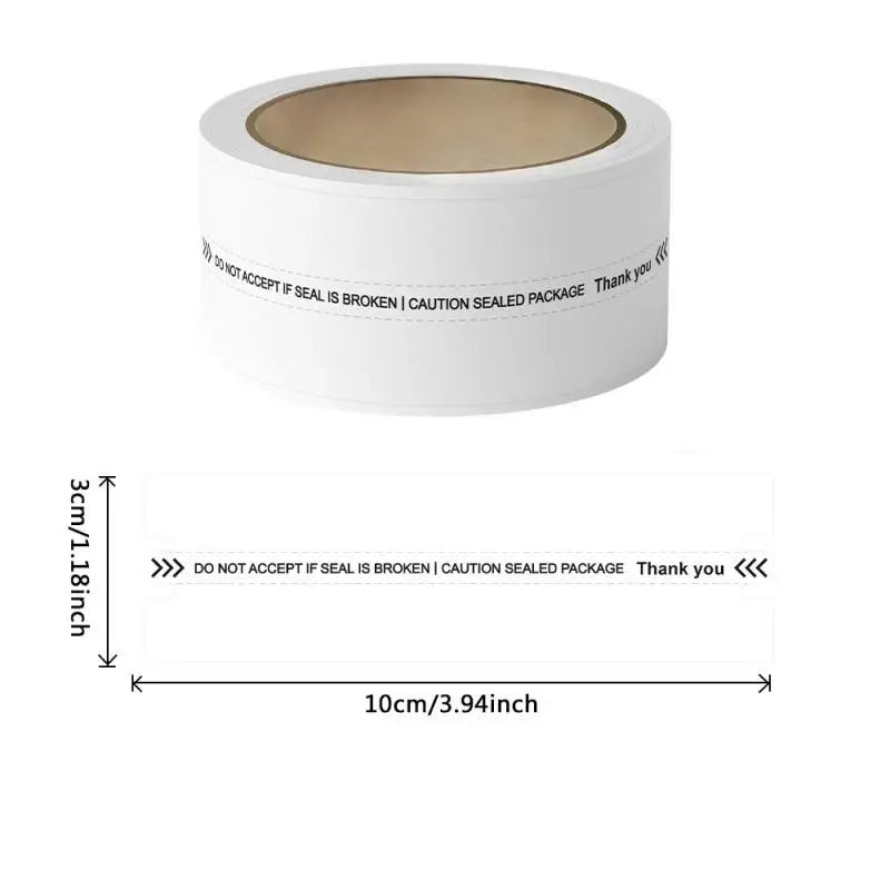 Tamper-Proof Security Sealing Stickers 100pcs Roll 3×10cm