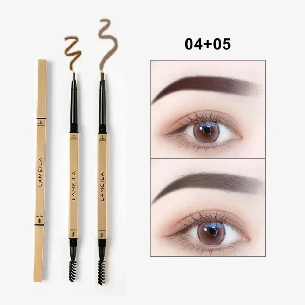 Ultra-Fine Dual-Ended Waterproof Eyebrow Pencil + Spoolie
