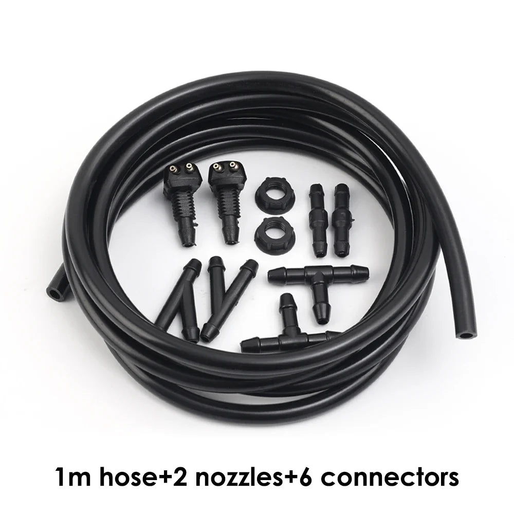 Universal Windshield Washer Hose & Spray Nozzle Kit