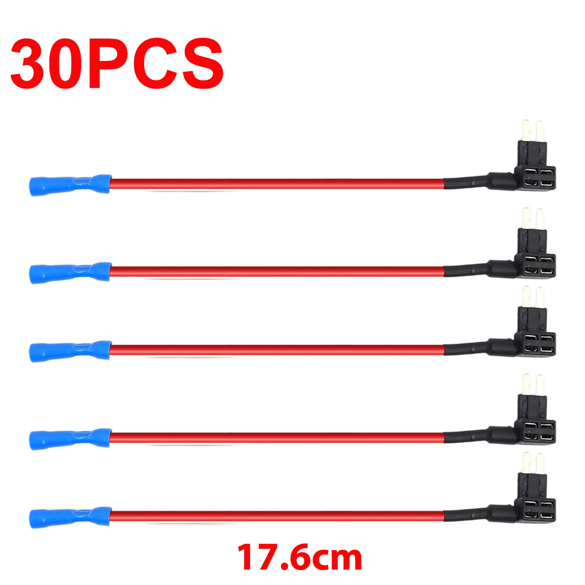 M2 Car Fuse Tap Blade Holder Circuit Adapter – 5-Pack ATM/APM