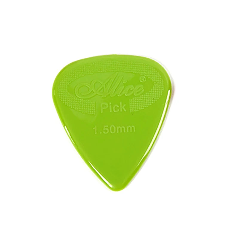 Alice 10-Pack Nylon Guitar Picks – Non-Slip Plectrums, Multi-Gauge