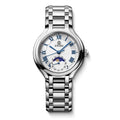Women's Quartz Watch – Moon Phase Roman Numeral Steel Band
