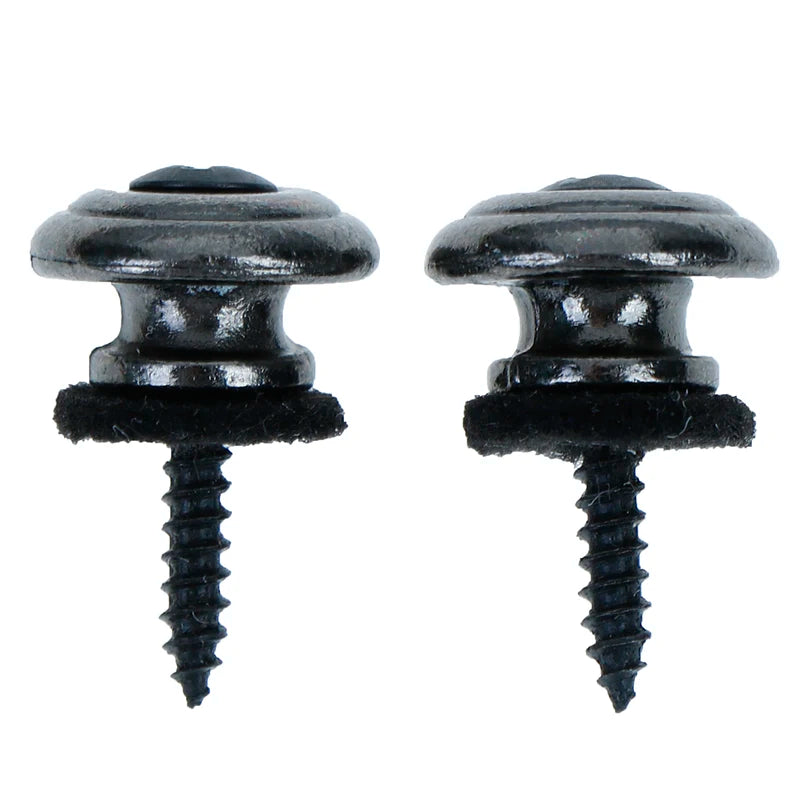 Mushroom Head Guitar Strap Lock Buttons with Screws – 1 Pair