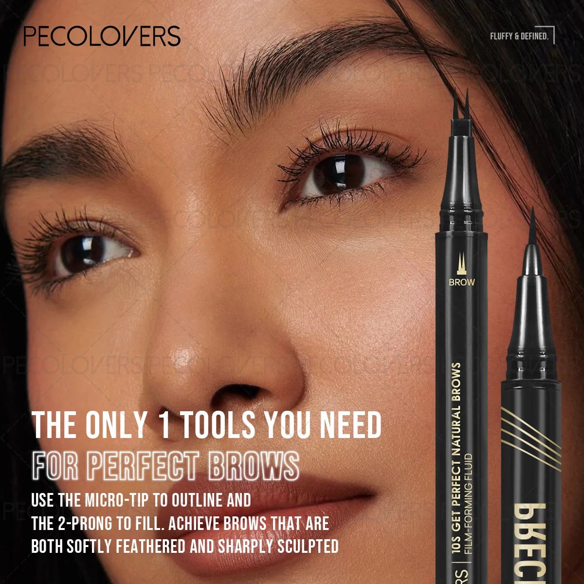 SAMMY Double Fork Eyebrow Pen – Waterproof Long-Lasting