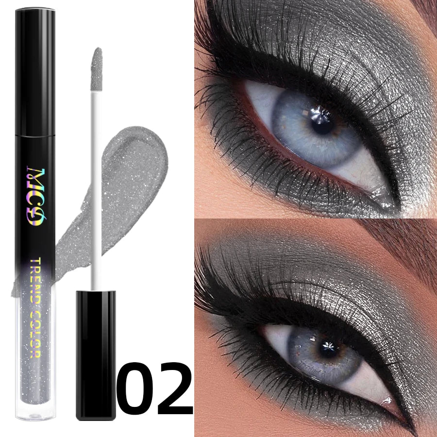 MCD Waterproof Liquid Eyeshadow Pen – 13 Glitter Shimmer Colors
