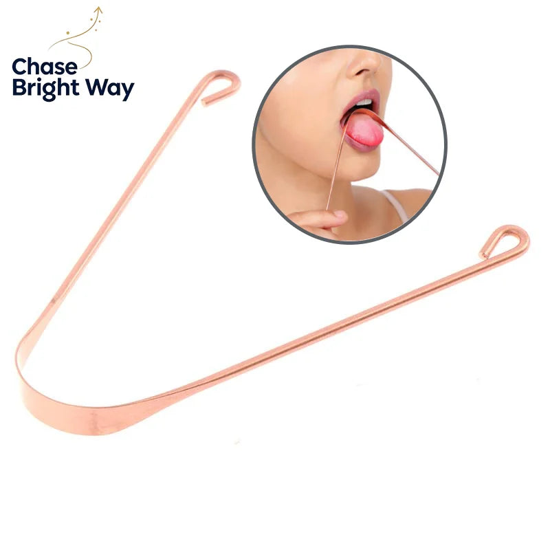 Stainless Steel Tongue Scraper – Fresh Breath Oral Care Tool
