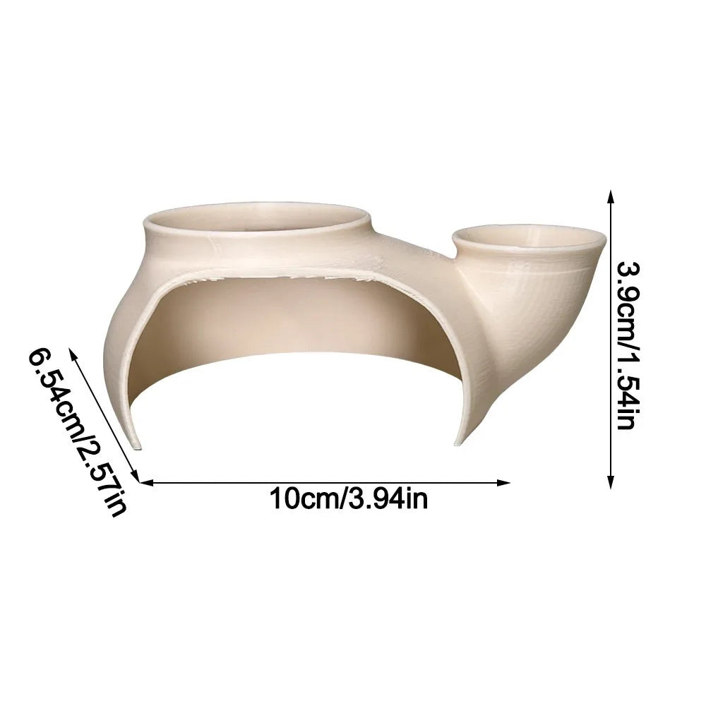 Pot-Shaped Aquarium Tunnel Cave – Fish Tank Hideout Decor