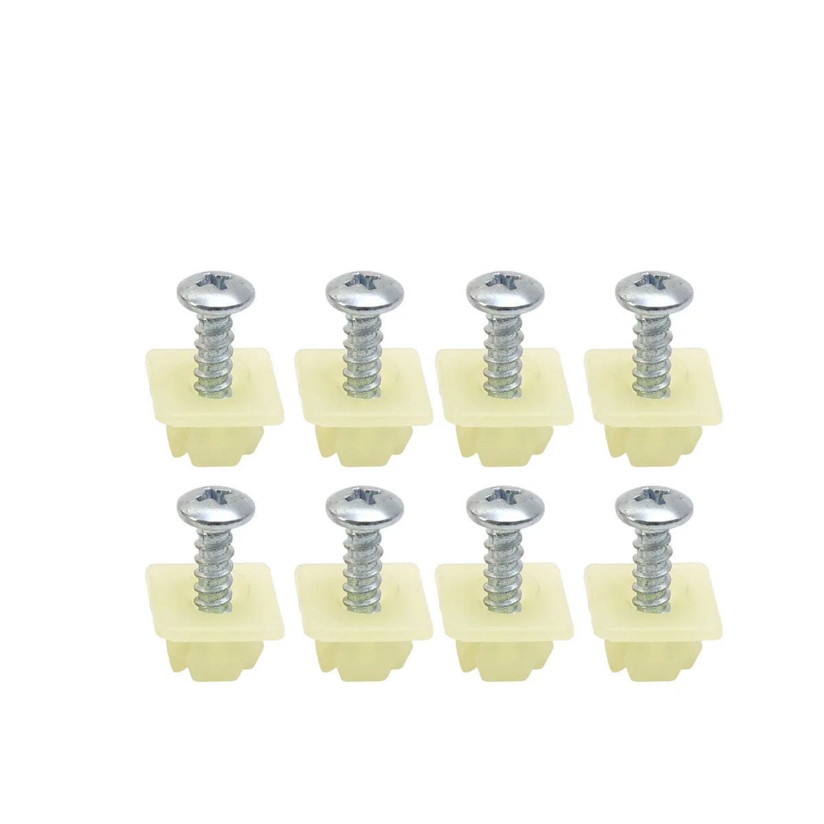 Universal License Plate Mounting Kit – Screws & Retainer Clips