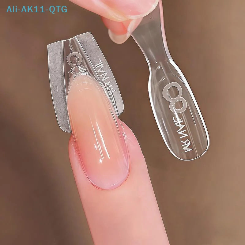 Sandwich Dual Nail Forms 60pcs – Oval Extension Top & Bottom Mold
