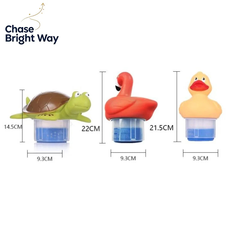 Flamingo Floating Pool Chlorine Tablet Dispenser | 1" & 3"