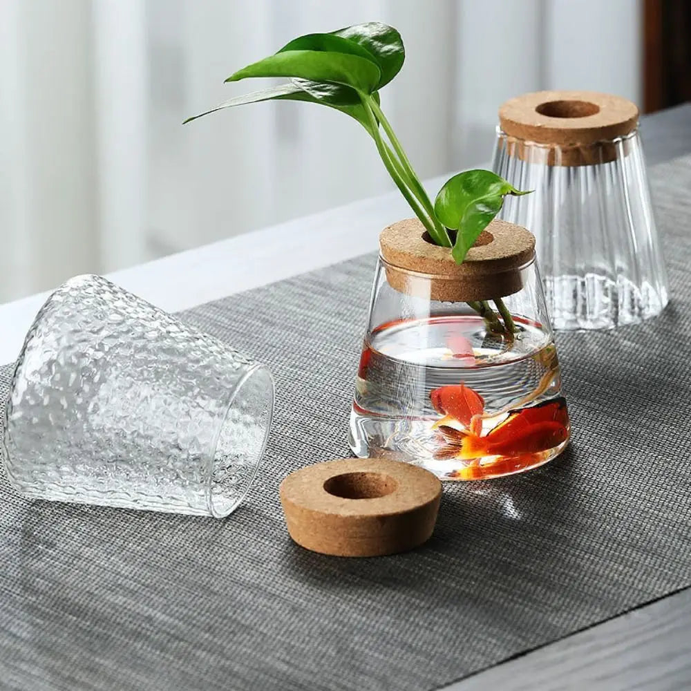Glass Propagation Vase Rack – Tabletop Water Cultivation Planter