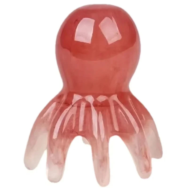 Octopus Resin Scalp Massage Comb – Meridian Scraping Tool