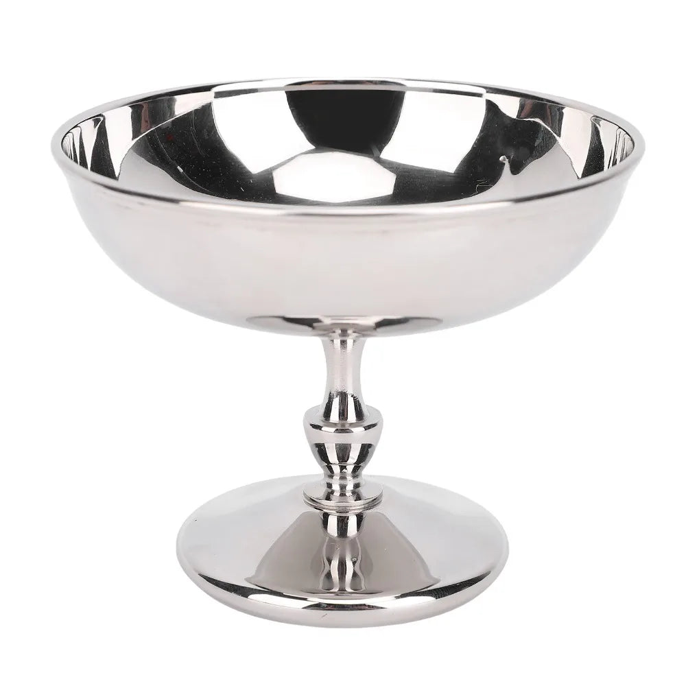Stemmed Stainless Steel Ice Cream & Dessert Cup | 304 Steel